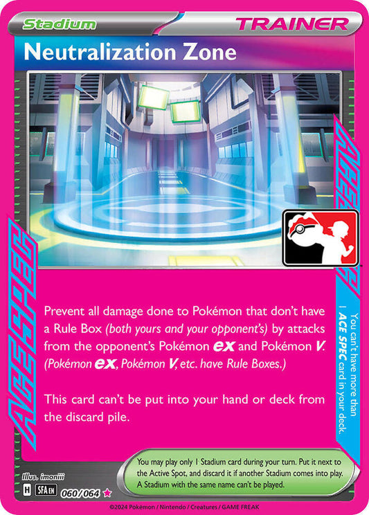 Neutralization Zone 060/064 ACE SPEC Rare Prize Pack Series Cards Pokémon card