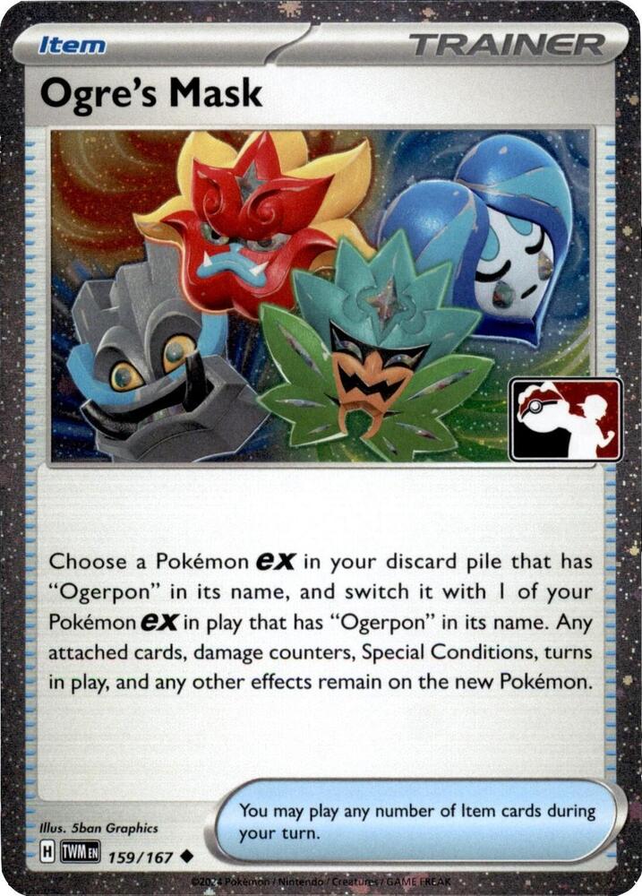 Ogre's Mask - 159/167 (Cosmos Holo) 159/167 Uncommon Prize Pack Series Cards Pokémon card