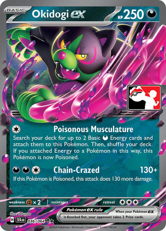 Okidogi ex - 036/064 036/064 Double Rare Prize Pack Series Cards Pokémon card