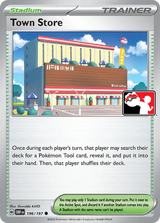 Town Store 196/197 Common Prize Pack Series Cards Pokémon card