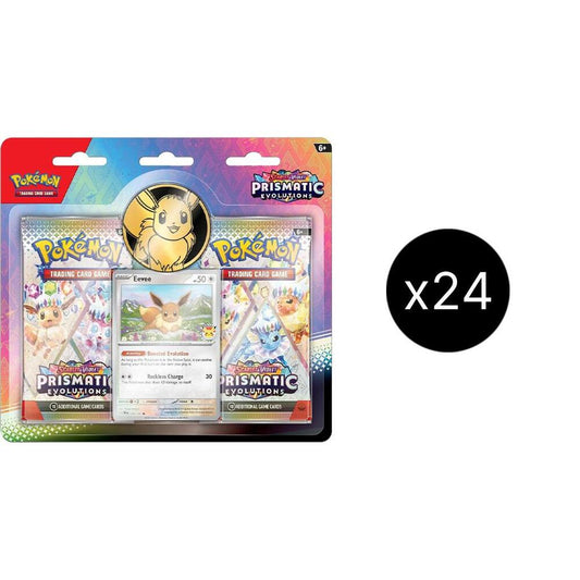 Prismatic Evolutions 2-Pack Blister Case - SV: Prismatic Evolutions