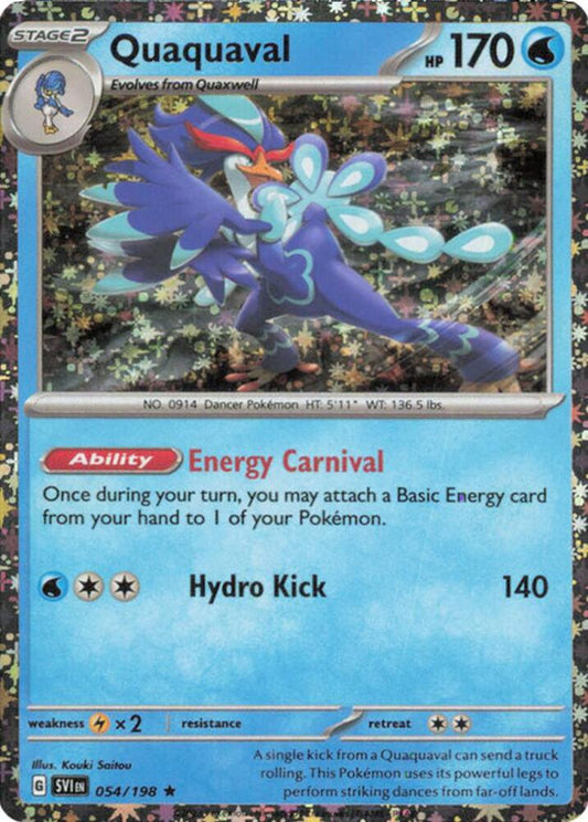 Quaquaval - 054/198 (Sparkle Holo) 054/198 Promo Miscellaneous Cards & Products Pokémon card
