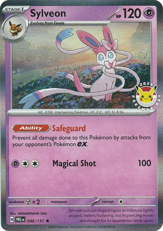 Sylveon - 040/131 (Pokemon Day) 040/131 Rare Miscellaneous Cards & Products Pokémon card