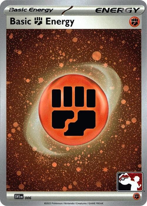Basic Fighting Energy - 006 (Cosmos Holo) 006 Common Prize Pack Series Cards Pokémon card
