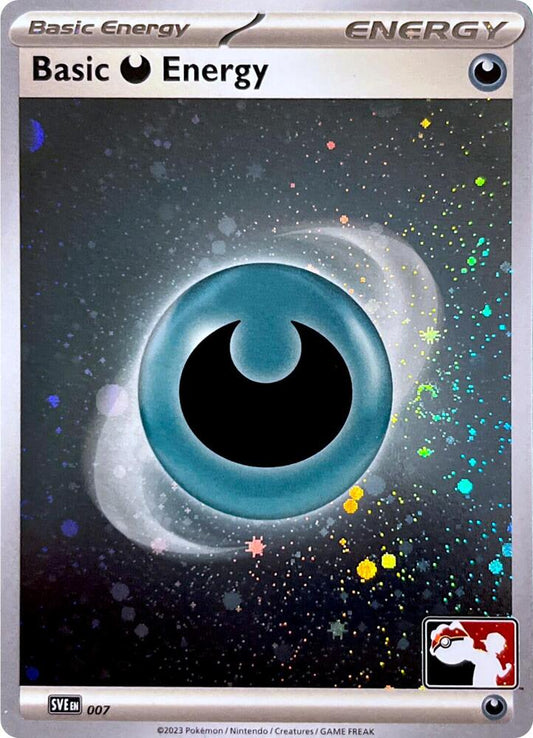 Basic Darkness Energy - 007 (Cosmos Holo) 007 Common Prize Pack Series Cards Pokémon card