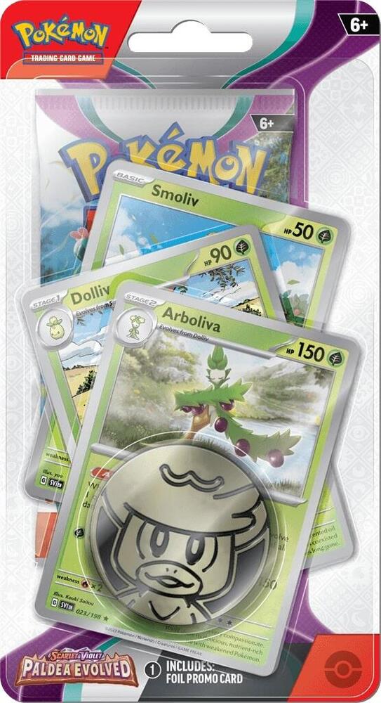 Paldea Evolved Premium Checklane Blister [Arboliva] - SV02: Paldea Evolved