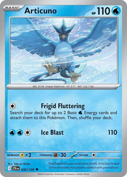 Articuno - 032/159 032/159 Uncommon Journey Together Pokémon card