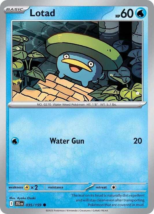 Lotad 035/159 Common Journey Together Pokémon card