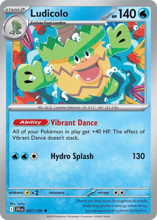 Ludicolo 037/159 Rare Journey Together Pokémon card