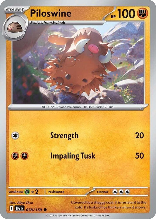 Piloswine - 078/159 Common SV09: Journey Together