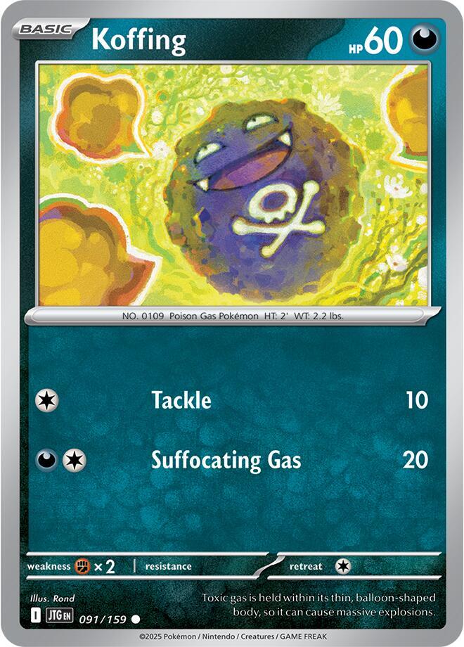 Koffing - 091/159 Common SV09: Journey Together