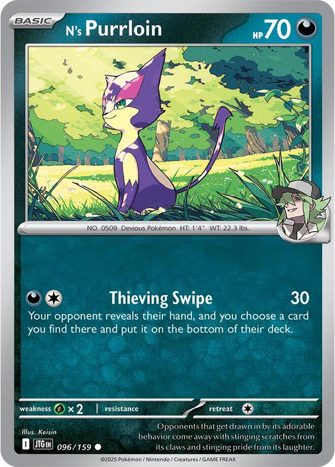 N's Purrloin - 096/159 Common SV09: Journey Together