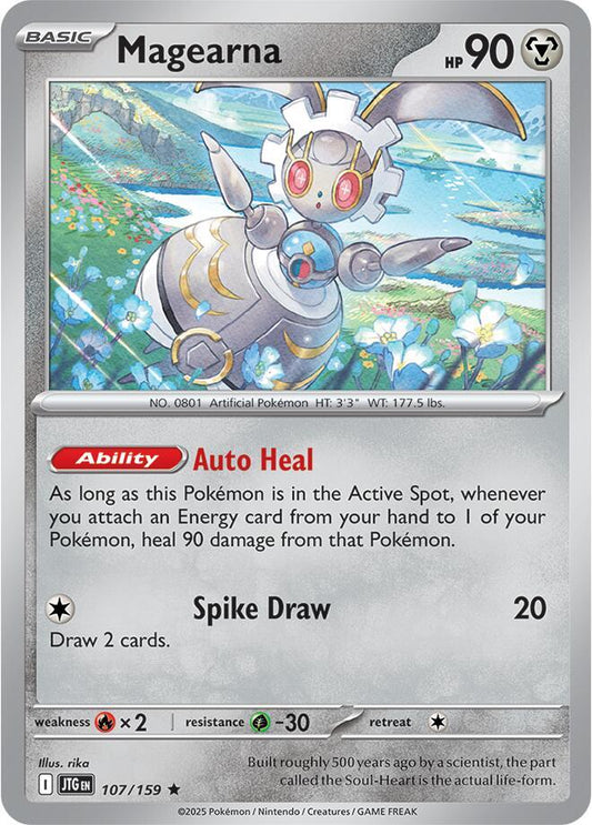 Magearna 107/159 Rare Journey Together Pokémon card