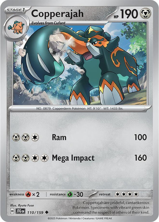 Copperajah 110/159 Uncommon Journey Together Pokémon card