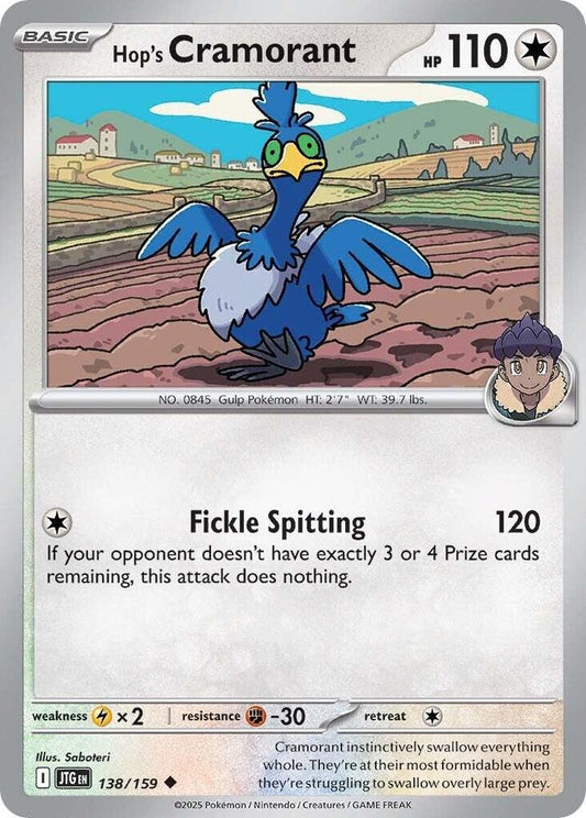 Hop's Cramorant - 138/159 Uncommon SV09: Journey Together