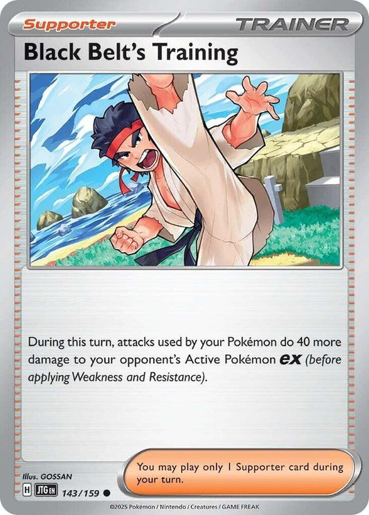 Black Belt's Training - 143/159 143/159 Common Journey Together Pokémon card