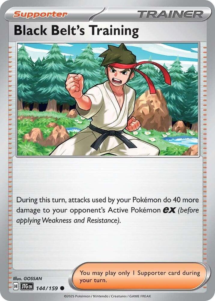 Black Belt's Training - 144/159 144/159 Common Journey Together Pokémon card