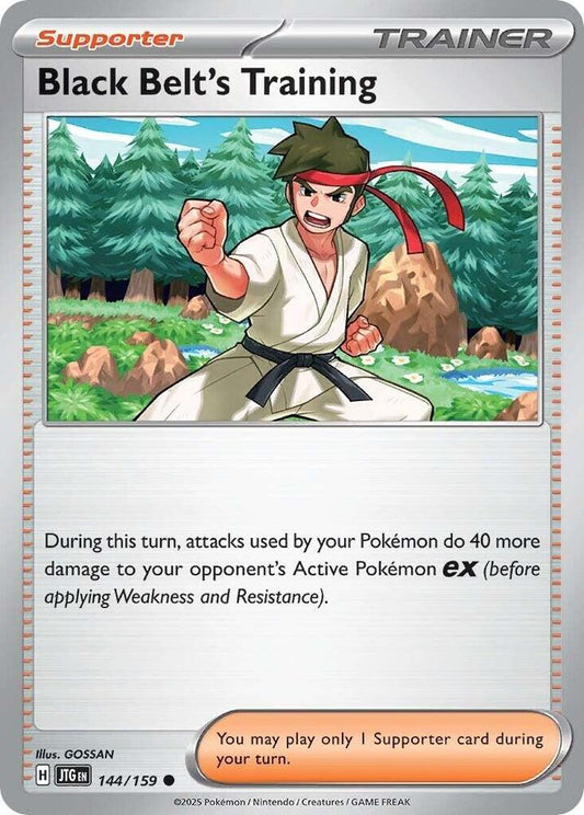 Black Belt's Training - 144/159 144/159 Common Journey Together Pokémon card