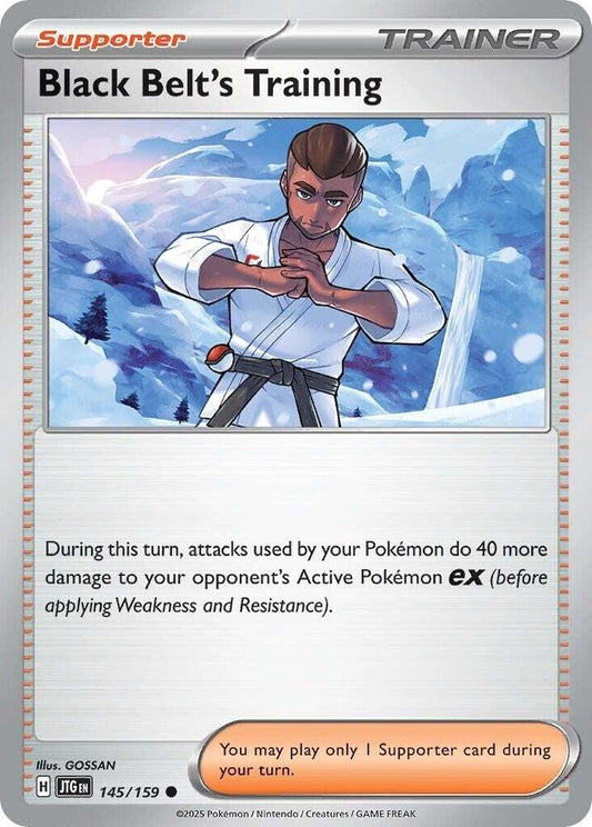 Black Belt's Training - 145/159 145/159 Common Journey Together Pokémon card