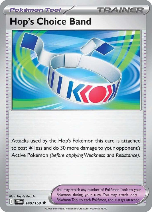 Hop's Choice Band 148/159 Uncommon Journey Together Pokémon card