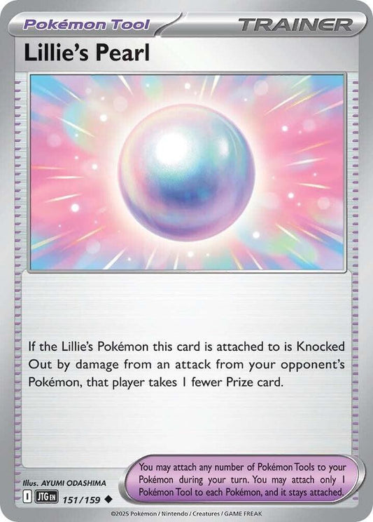 Lillie's Pearl 151/159 Uncommon Journey Together Pokémon card