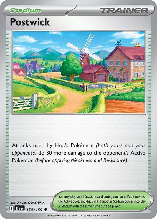 Postwick 154/159 Uncommon Journey Together Pokémon card