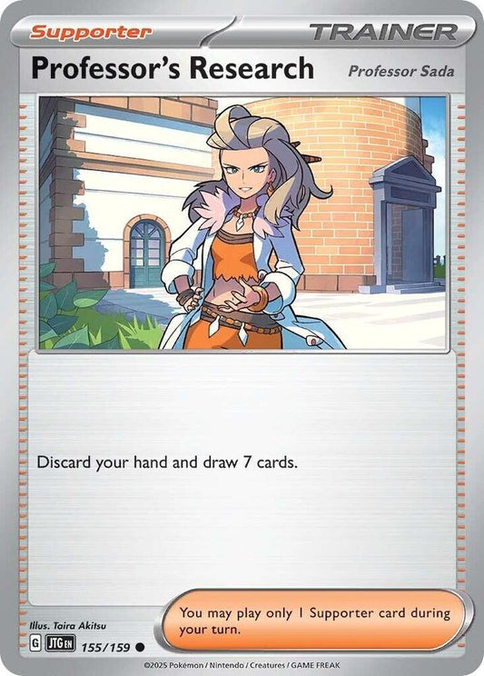 Professor's Research 155/159 Common Journey Together Pokémon card