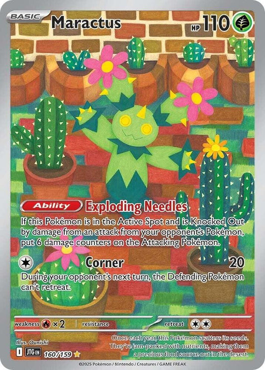 Maractus - 160/159 160/159 Illustration Rare Journey Together Pokémon card
