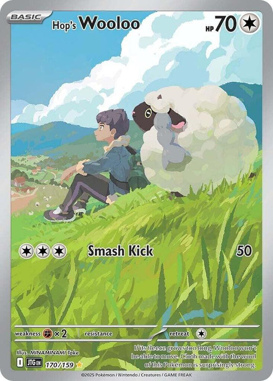 Hop's Wooloo - 170/159 170/159 Illustration Rare Journey Together Pokémon card