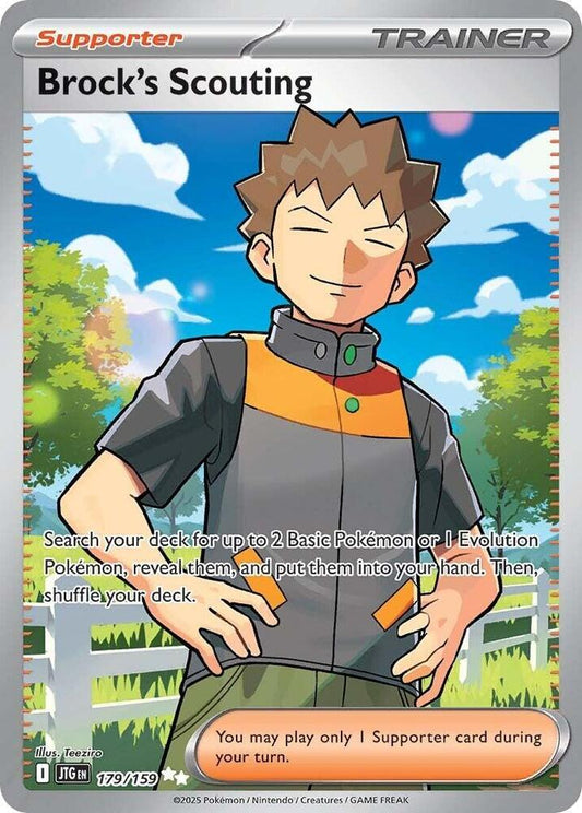 Brock's Scouting - 179/159 179/159 Ultra Rare Journey Together Pokémon card