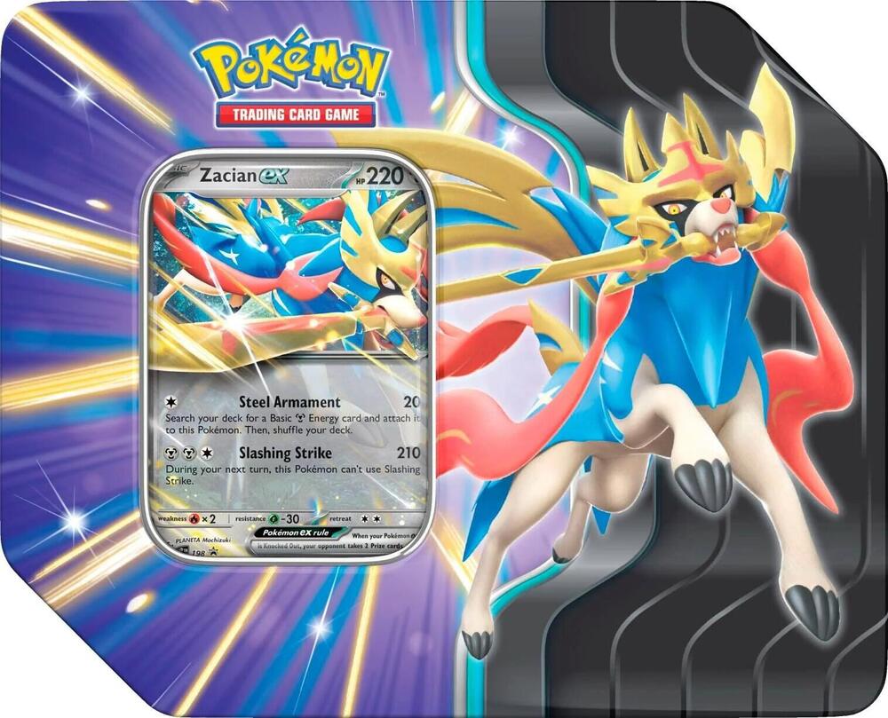 Slashing Legends Tin [Zacian ex] - Miscellaneous Cards & Products