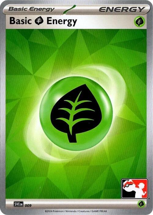 Basic Grass Energy - 009 009 Common Prize Pack Series Cards Pokémon card