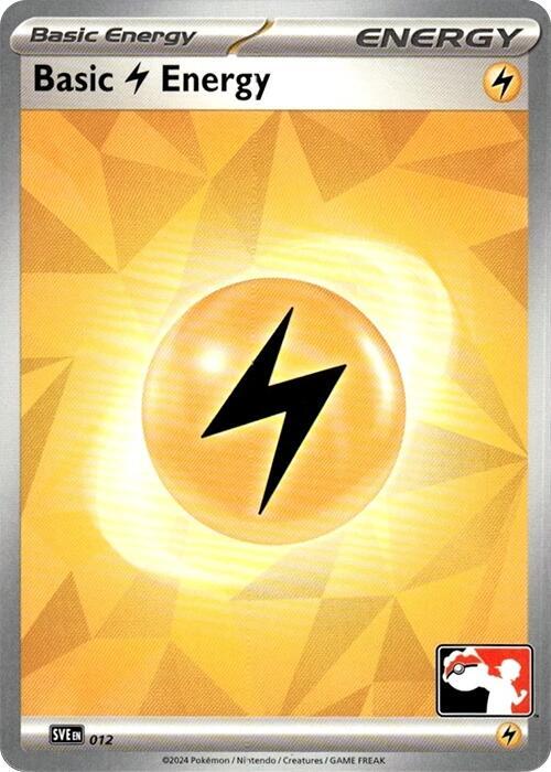 Basic Lightning Energy - 012 012 Common Prize Pack Series Cards Pokémon card