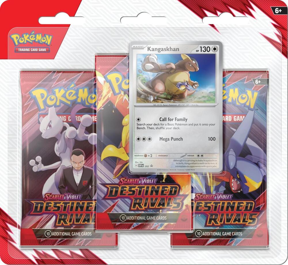 Destined Rivals 3 Pack Blister [Kangaskhan] - SV10: Destined Rivals