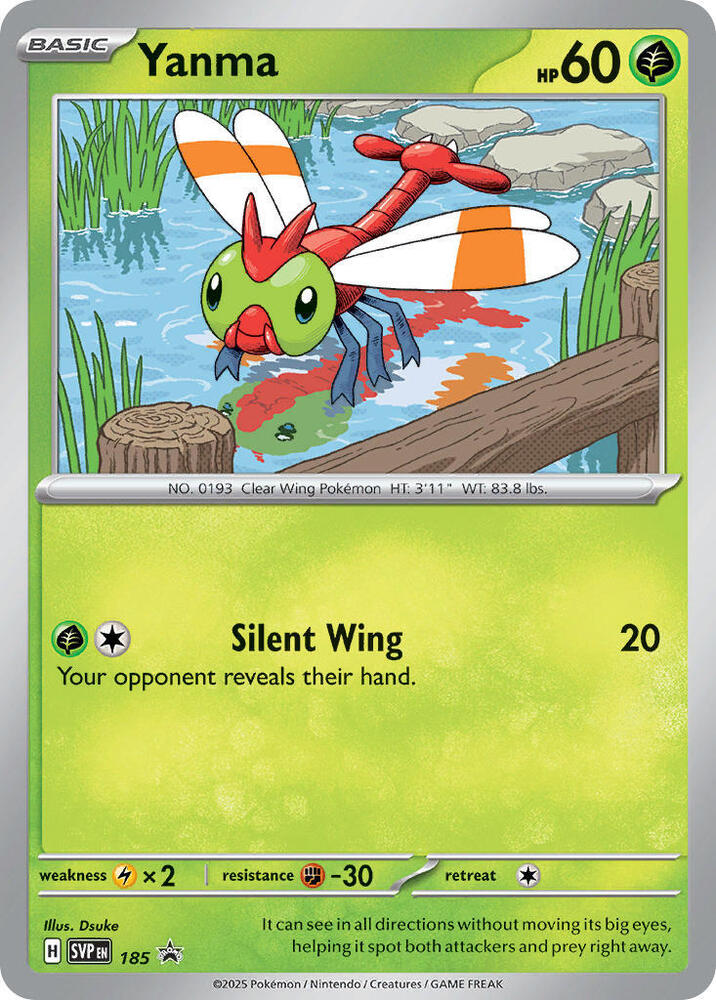 Yanma - 185 - 185 Promo SV: Scarlet & Violet Promo Cards