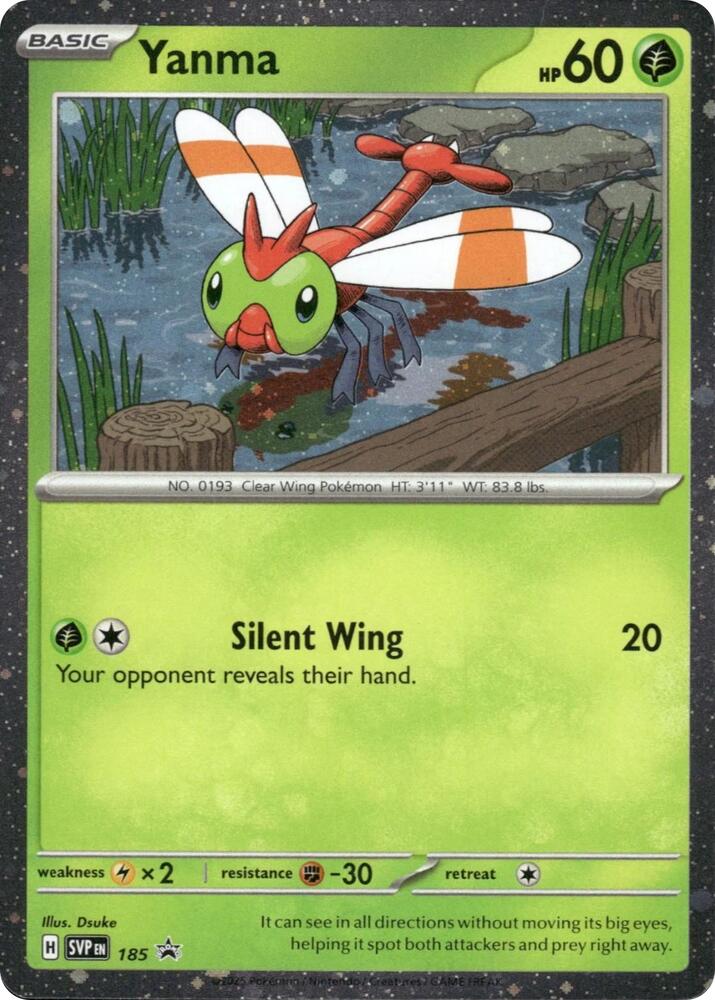 Yanma - 185 (Cosmos Holo) 185 Promo Scarlet & Violet Promo Cards Pokémon card
