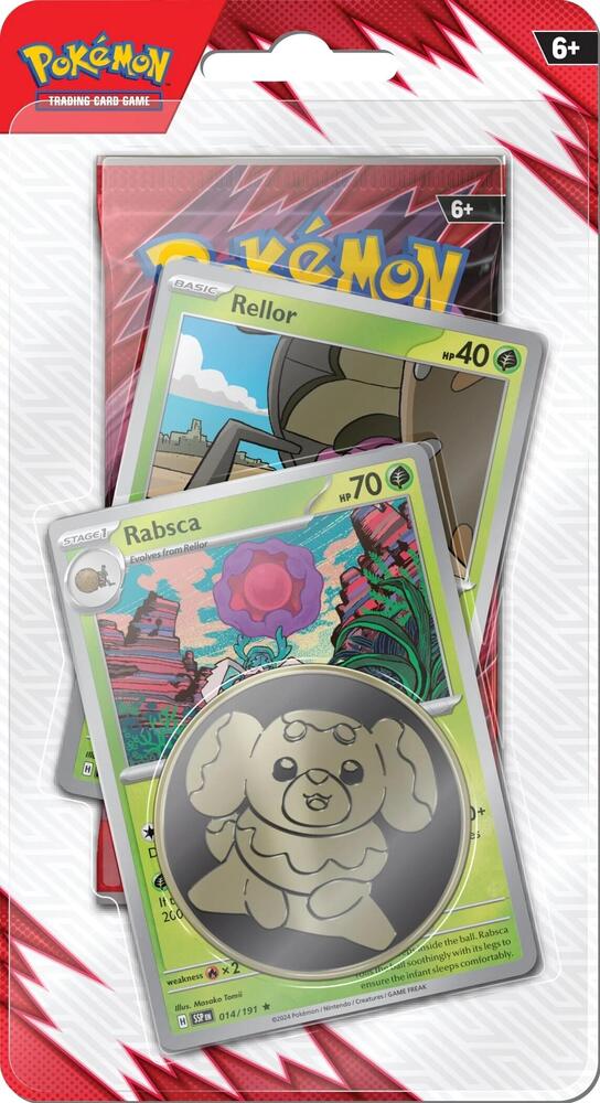 Destined Rivals Premium Checklane Blister [Rabsca] Pokémon card