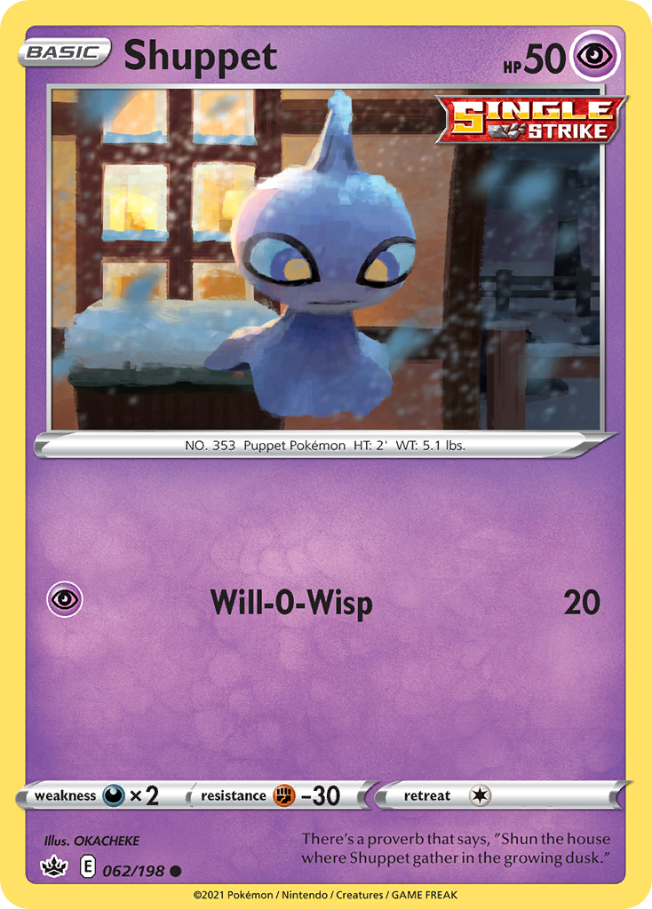 Shuppet 062/198 Common Chilling Reign