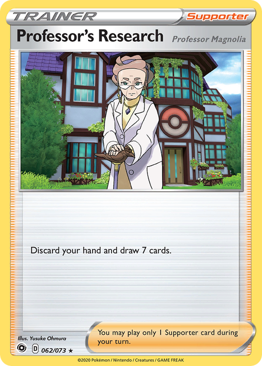 Professor's Research (Professor Magnolia) 062/073 Rare Holo Champion's Path