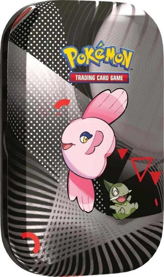 Unova Mini Tin [Alomomola & Axew] Black Bolt Pokémon card