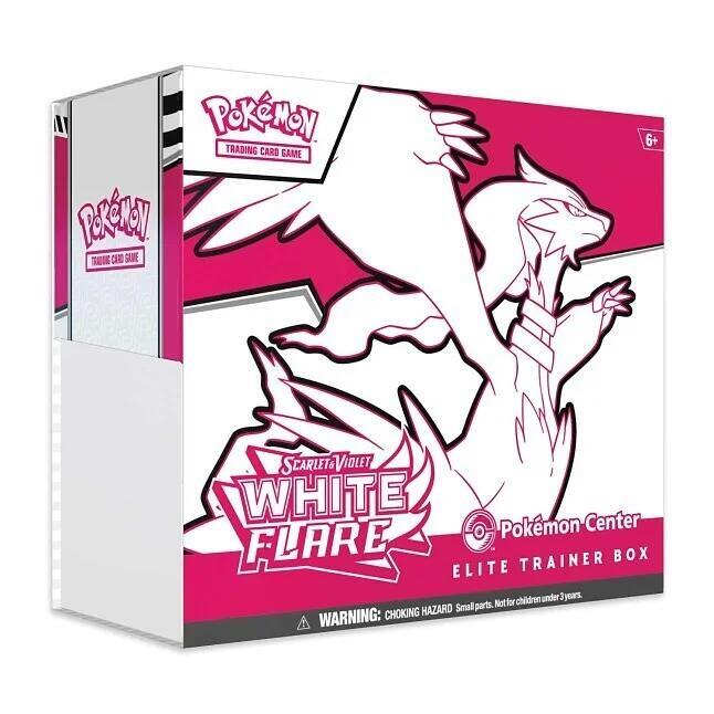 White Flare Pokemon Center Elite Trainer Box (Exclusive) Pokémon card