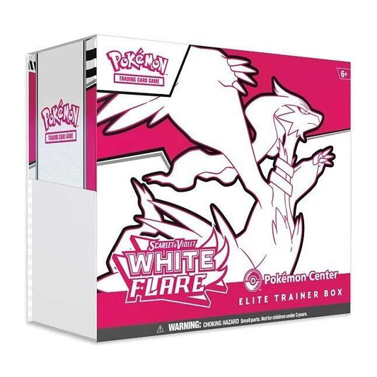 White Flare Pokemon Center Elite Trainer Box (Exclusive) Pokémon card