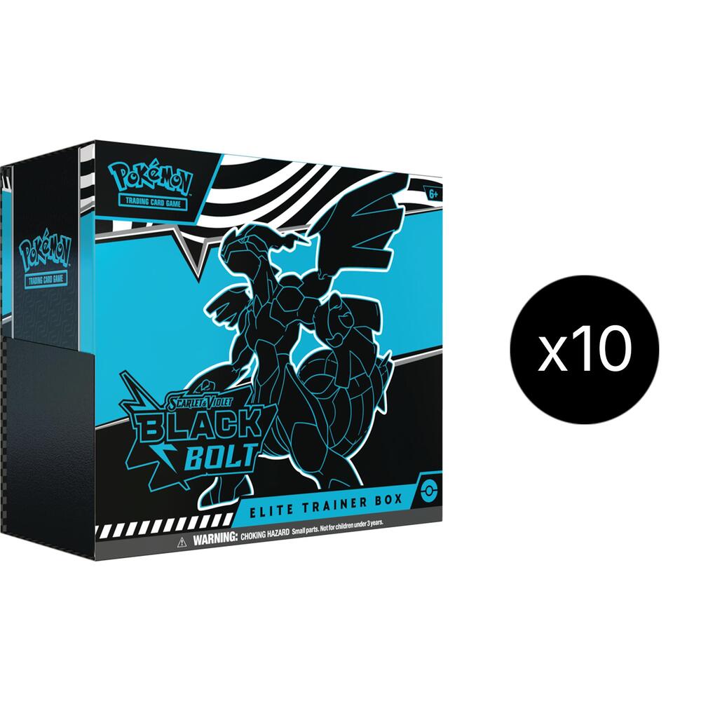 Black Bolt Elite Trainer Box Case Pokémon card