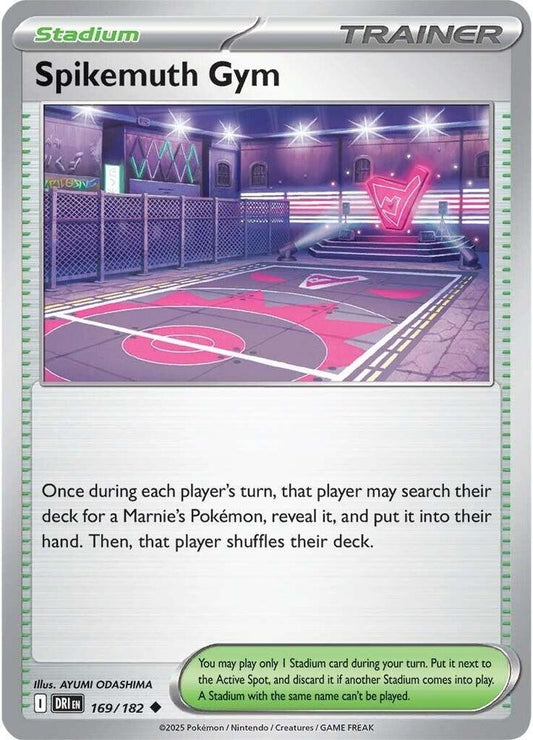 Spikemuth Gym 169/182 Uncommon Destined Rivals Pokémon card