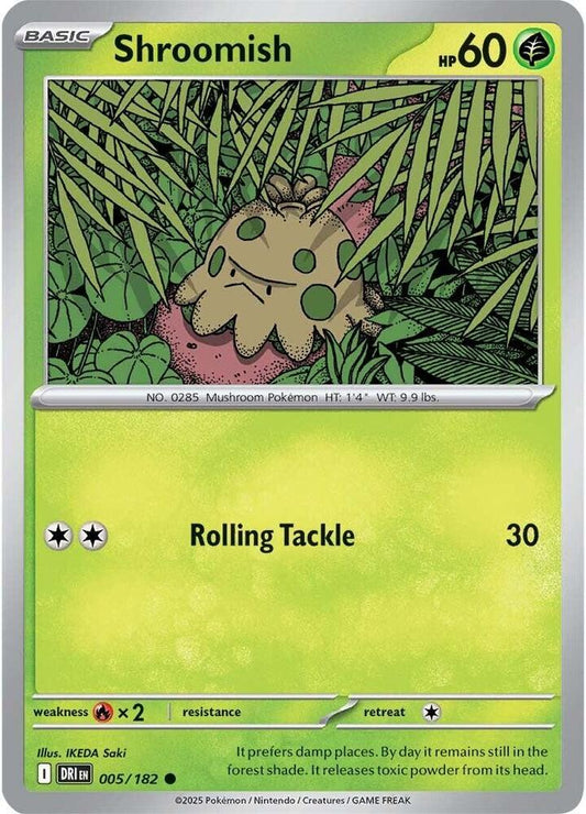 Shroomish 005/182 Common Destined Rivals Pokémon card