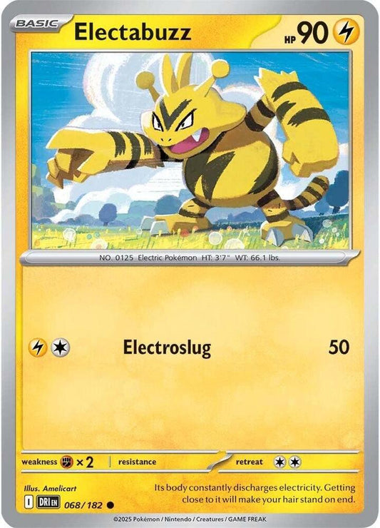 Electabuzz 068/182 Common Destined Rivals Pokémon card