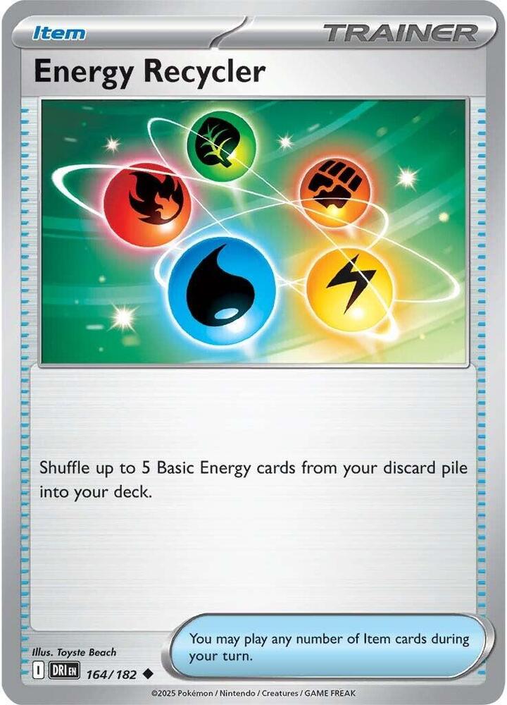 Energy Recycler - 164/182 Uncommon SV10: Destined Rivals