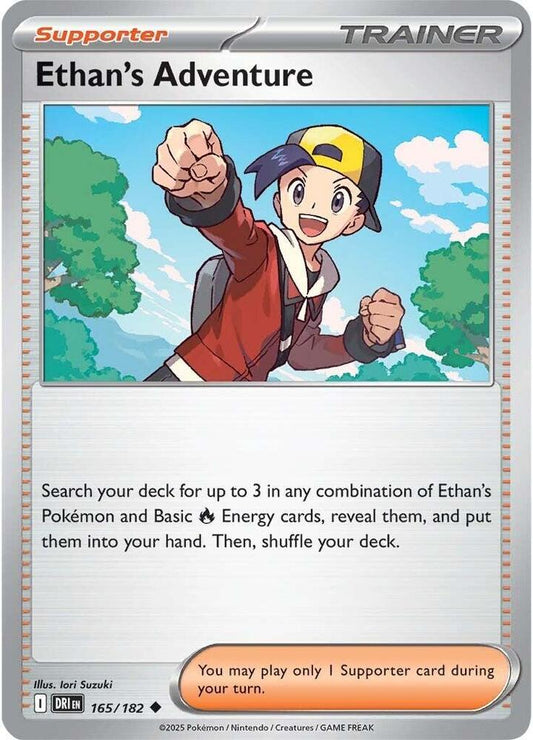 Ethan's Adventure - 165/182 165/182 Uncommon Destined Rivals Pokémon card