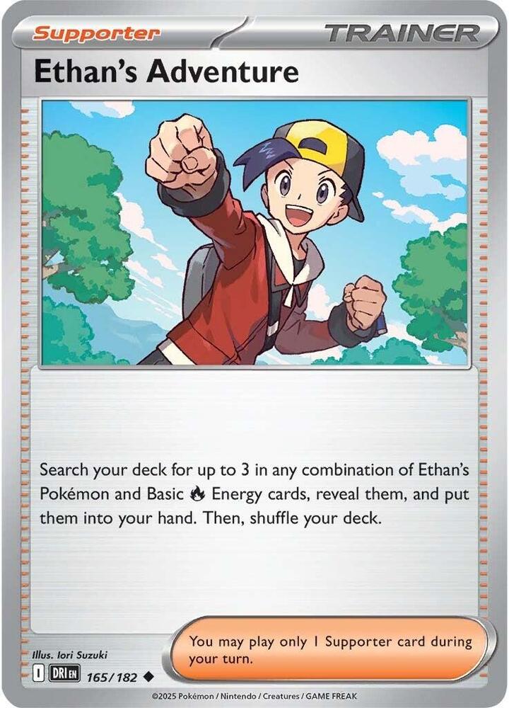Ethan's Adventure - 165/182 165/182 Uncommon Destined Rivals Pokémon card