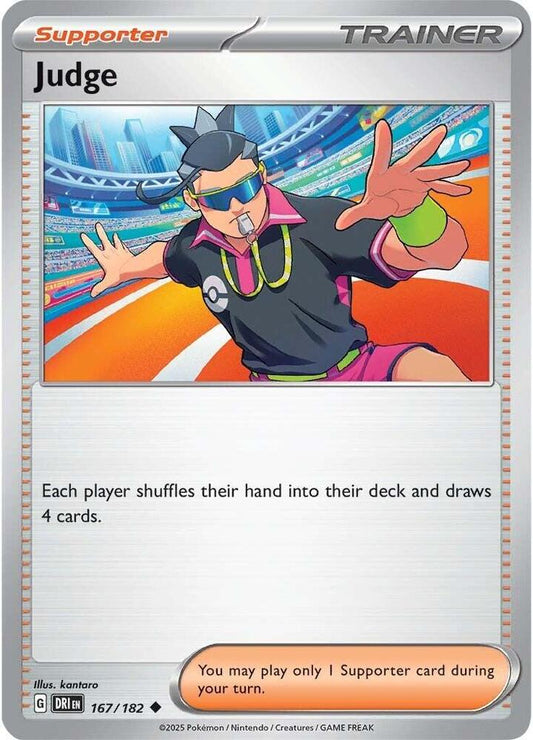 Judge - 167/182 167/182 Uncommon Destined Rivals Pokémon card